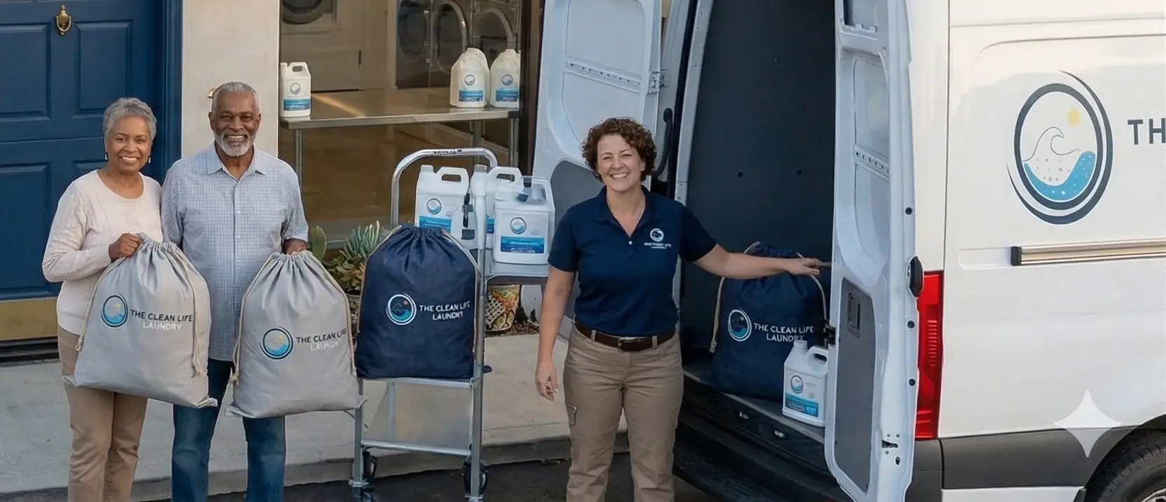 The Clean Life Commercial Laundry Delivery